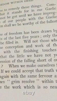 TRÈS RARE Michael Collins Le Chemin vers la Liberté Première Édition 1922 Relié
