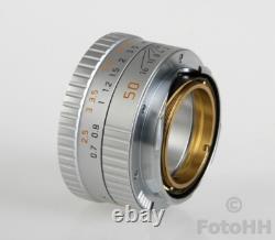 TRES RARE OBJECTIF LEICA SUMMILUX-M 11.4/50mm ASPH ARGENT / ÉDITION HERMÈS