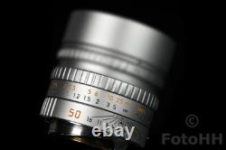 TRES RARE OBJECTIF LEICA SUMMILUX-M 11.4/50mm ASPH ARGENT / ÉDITION HERMÈS