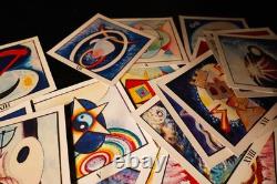 TRÈS RARE ! Tarot Cosmic Egg Gillabel & Herzer 1987/1988 Édition artiste