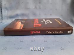 TRÈS RARE WICCA VIVIANNE CROWLEY RELIÉ + JAQUETTE 1re ÉDITION