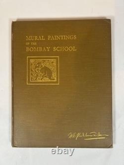 TRÈS TRÈS RARE & COLLECTIBLE Peintures Murales de l'École de Bombay, 1ère Édition, 1930