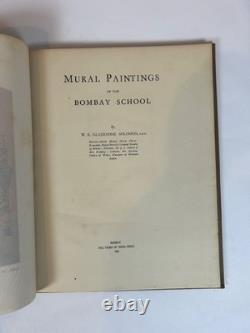TRÈS TRÈS RARE & COLLECTIBLE Peintures Murales de l'École de Bombay, 1ère Édition, 1930
