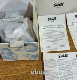 Teddy Bear Steiff du Magicien d'Oz Toto Édition Limitée 896 très rare