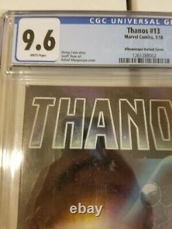 Thanos #13 Cgc 9.6 125 Albuquerque Variante 1er Cosmic Ghost Rider Very Rare