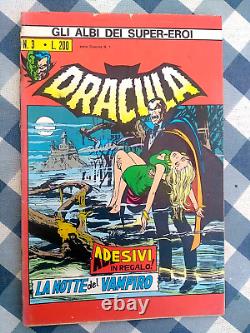 Tombe de Dracula 1 Première Apparition Édition Italienne 1973 Rare Très Bon à Très Bien