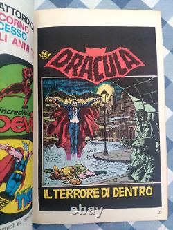 Tombe de Dracula 1 Première Apparition Édition Italienne 1973 Rare Très Bon à Très Bien