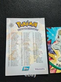 Topps Pokemon Jumbo Promo Liste De Contrôle Hors Série Liste De Contrôle Très Rayonnée