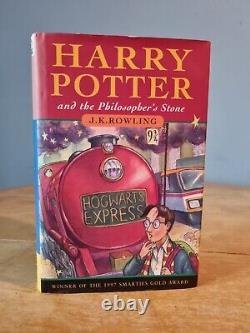 Très RARE 1ère édition, 2e tirage de 'Harry Potter à l'école des sorciers' de Ted Smart