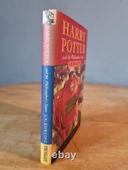 Très RARE 1ère édition 2ème impression de Harry Potter et la pierre philosophale de Ted Smart