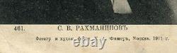 Très RARE. Jeune Sergei Rachmaninoff. 1911. Édition de toute une vie. Empire russe.