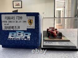 Très Rare 1/43 Bbr 1999 Ferrari F399 Version Presse Bg167