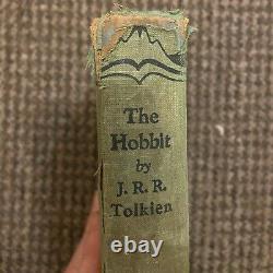 Très Rare 1937 Première Édition Deuxième Impression Du Hobbit Par J. R. R. Tolkien