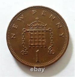Très Rare 1971 Nouveau Penny 1p Pièce De La Première Édition