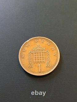 Très Rare 1971 Nouveau Penny 1p Pièce De Première Édition