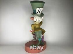 Très Rare 2005 Disney Mad Hatter Big Figure Limited Edition Mint Condition