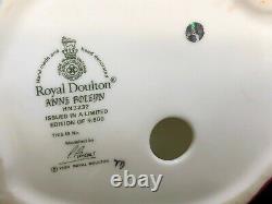 Très Rare Boxed Royal Doulton Anne Boleyn Edition Limitée Hn 3232