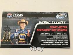 Très Rare Chase Elliott 1er Win / Version Tarced @ Texas Motor Speedway