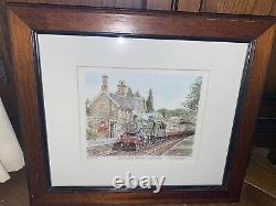 Très Rare Edition Limitée Severn Valley Railway Print In The Original Frame