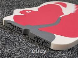 Très Rare Édition Limitée Steak T Rex Signé Par Jay Jay Burridge Œuvre Banksy