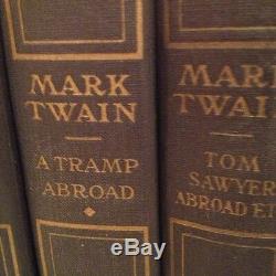 Très Rare Édition Uniforme De L'édition Nationale De Mark Twain Books Auteur