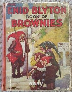 Très Rare Le Livre Enid Blyton Des Brownies 1ère Édition 1926
