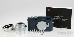 Très Rare Leica Limited Edition Leica M9-p Gris En Finition Bleu Militaire