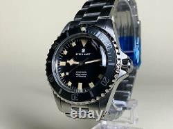 Très Rare Nouveau Steinhart Ocean 39 Marine Black Limited Edition Watch Full Set