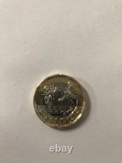 Très Rare Pièce de 1 Livre de 2025 du Roi Charles III Abeille Édition Limitée État de Frappe