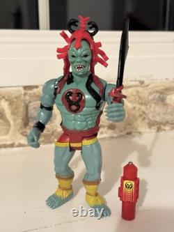 Très Rare Première Édition Thundercats Vintage Mumm-Ra 8 Figure Accessoires 1985