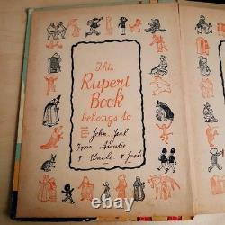 Très Rare Rupert Petit Ours Plus d'Histoires Livre Relié 1939 Première Édition