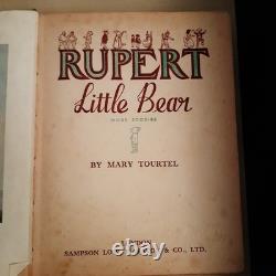 Très Rare Rupert Petit Ours Plus d'Histoires Livre Relié 1939 Première Édition