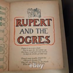 Très Rare Rupert Petit Ours Plus d'Histoires Livre Relié 1939 Première Édition