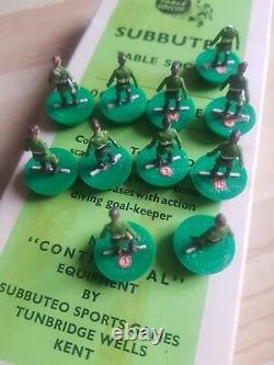 Très Rare Subbuteo Réf 54 Plymouth Vert 1ère Version 1968 Seulement