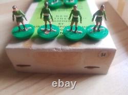 Très Rare Subbuteo Réf 54 Plymouth Vert 1ère Version 1968 Seulement