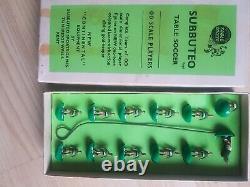 Très Rare Subbuteo Réf 54 Plymouth Vert 1ère Version 1968 Seulement