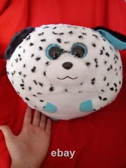 Très Rare TY Peluche Beanie Ballz 2012 Édition Limitée Dalmatien Rascal Teddy Chien