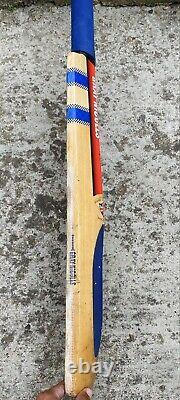 Très Rare Vintage Single Scoop Blue Edition Gris Nicolls Gn 80s Cricket Bat Sh