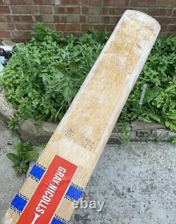 Très Rare Vintage Single Scoop Blue Edition Gris Nicolls Gn 80s Cricket Bat Sh