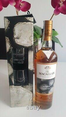 Très Rare Whisky Macallan Amber Edition Limitée Avec 2 Verres 70cl 40%