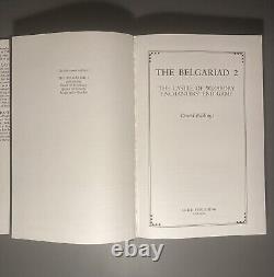Très rare 1ère édition Omnibus du Royaume-Uni 1985 Belgariad David Eddings Reliure vintage