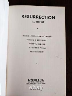 Très rare 1ère édition Résurrection NEVILLE Goddard 1968