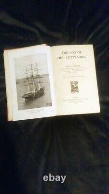 Très rare 1ère édition reliée de 'The Log Of The Cutty Sark' de Basil Lubbock