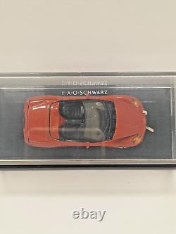 Très rare FAO Schwarz Hot Wheels Chevrolet Corvette C6 Orange Édition Limitée 2006