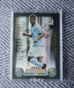 (Très rare) Match Attax 2007/08 Geovanni (Manchester City) Édition Limitée Excellent