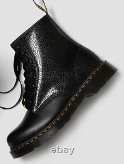 Très rare NOUVELLE Édition Limitée 2021 Bottes Dr Doc Martens x Keith Haring 1460