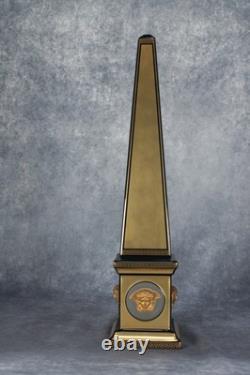 Très rare Rosenthal Versace Gorgona édition limitée 159 sur 200 obélisque Méduse