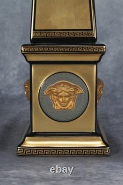 Très rare Rosenthal Versace Gorgona édition limitée 159 sur 200 obélisque Méduse
