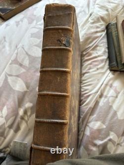 Très rare antiquité Bishop Burnet HISTOIRE DE SON TEMPS ! PREMIÈRES ÉDITIONS 1724
