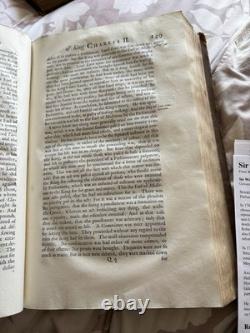 Très rare antiquité Bishop Burnet HISTOIRE DE SON TEMPS ! PREMIÈRES ÉDITIONS 1724